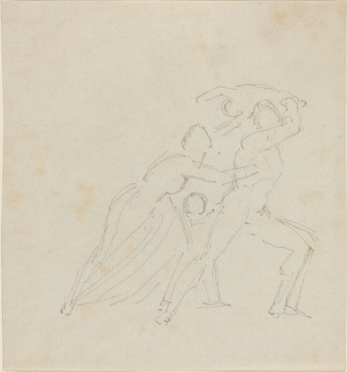 Studie na "The Fury of Athamas" od John Flaxman