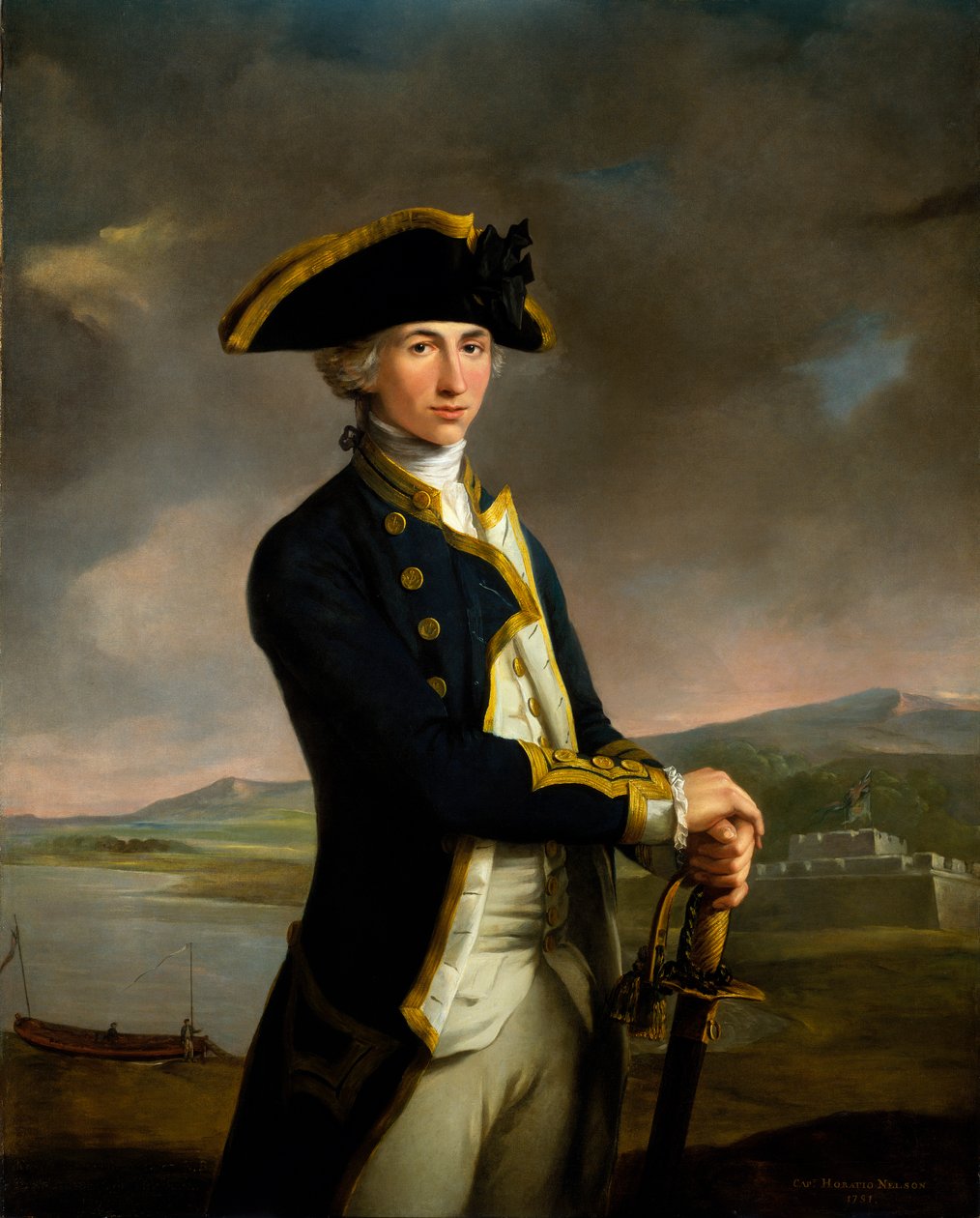 Kapitán Horatio Nelson (1758-1805) od John Francis Rigaud