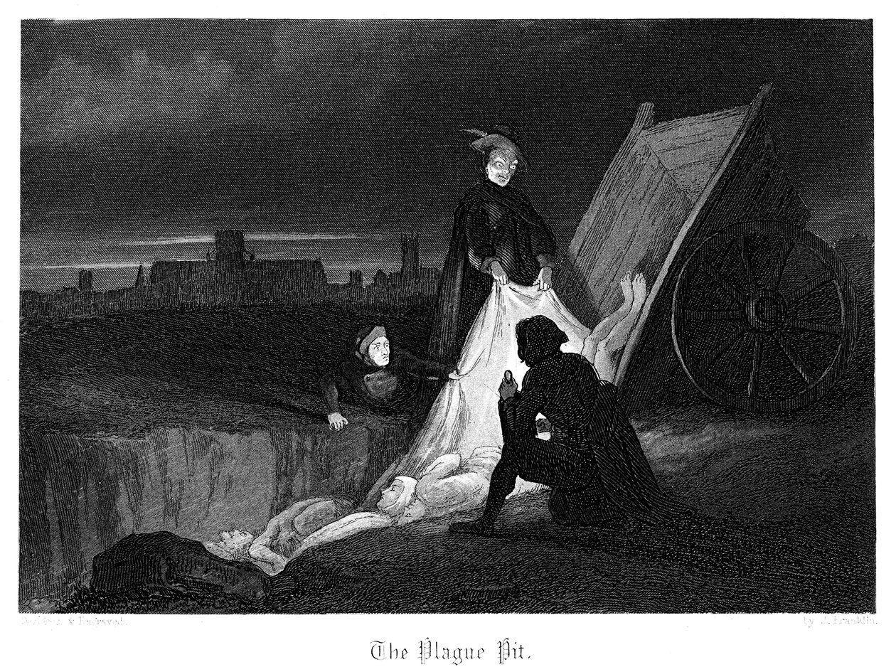 Morová jáma, 1855 od John Franklin