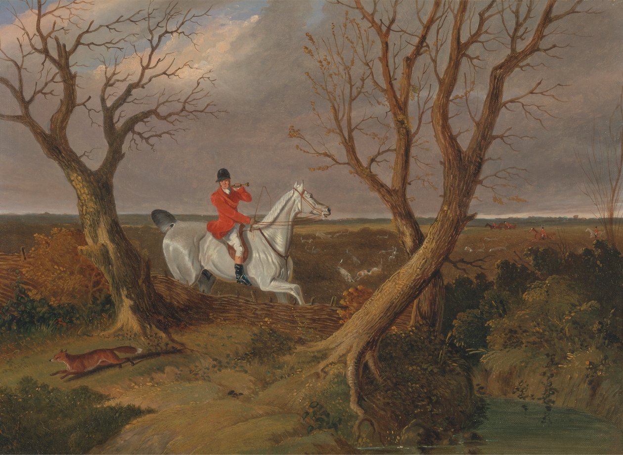 The Suffolk Hunt: Gone Away od John Frederick Herring