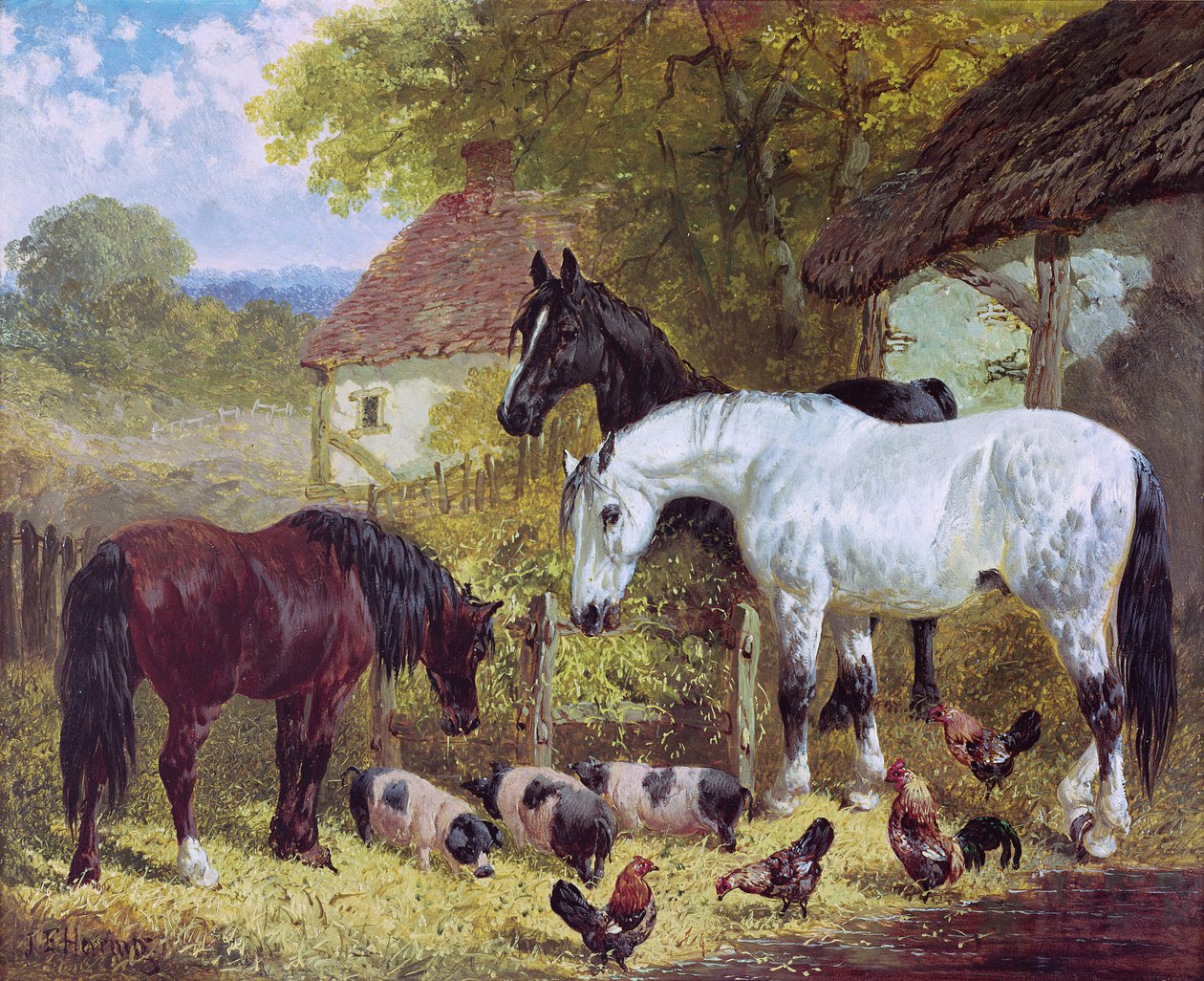 Dvůr od John Frederick Herring Senior
