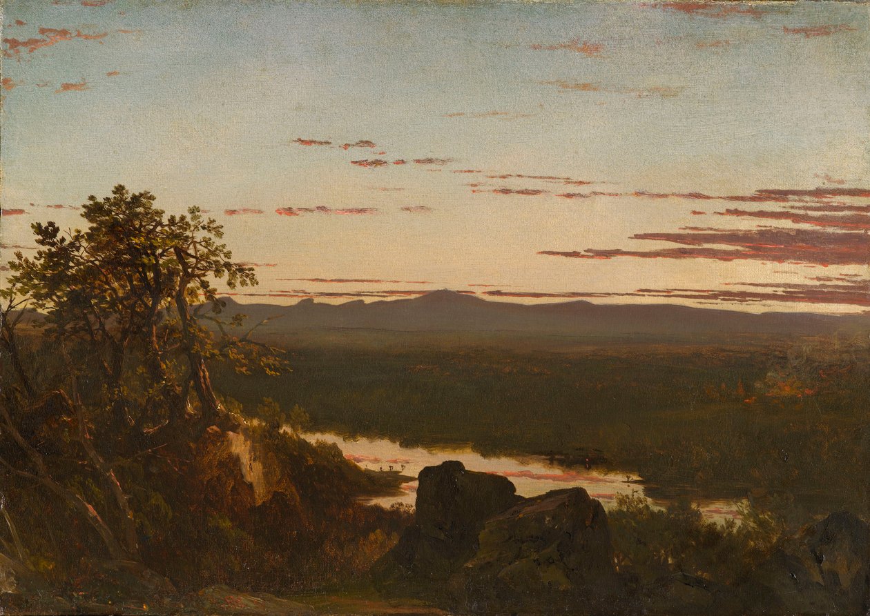 Krajina při západu slunce od John Frederick Kensett