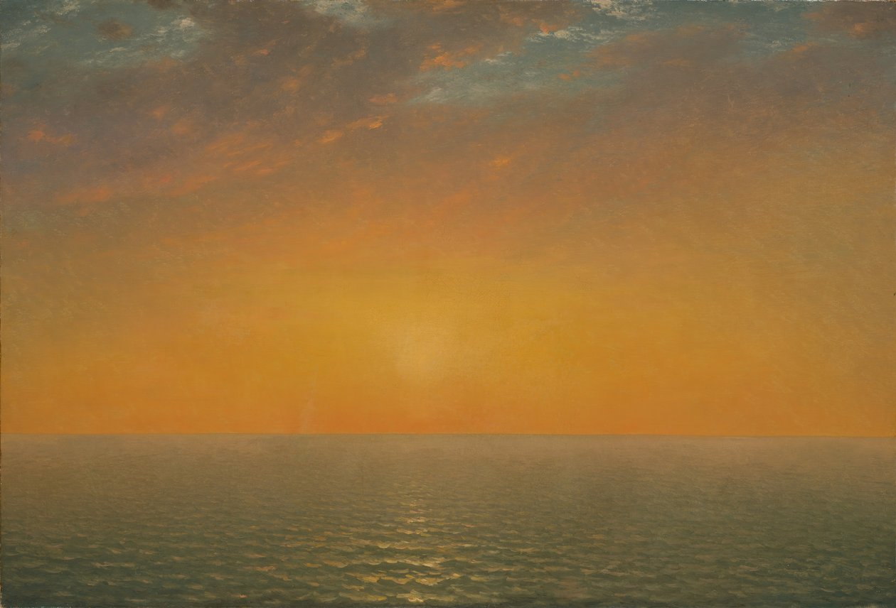 Západ slunce na moři, 1872. od John Frederick Kensett