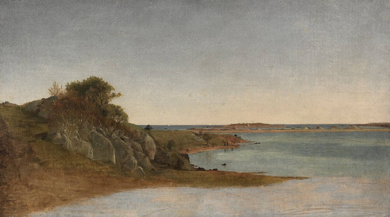 Pohled poblíž Newportu od John Frederick Kensett