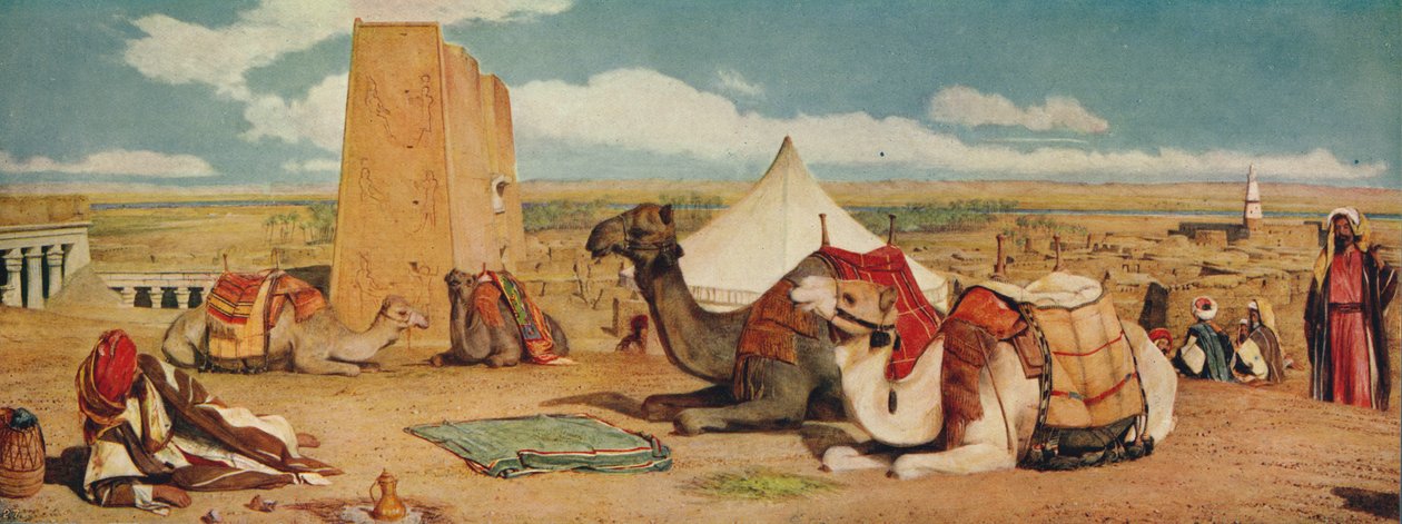 Edfou: Horní Egypt, 1860, c1915 od John Frederick Lewis