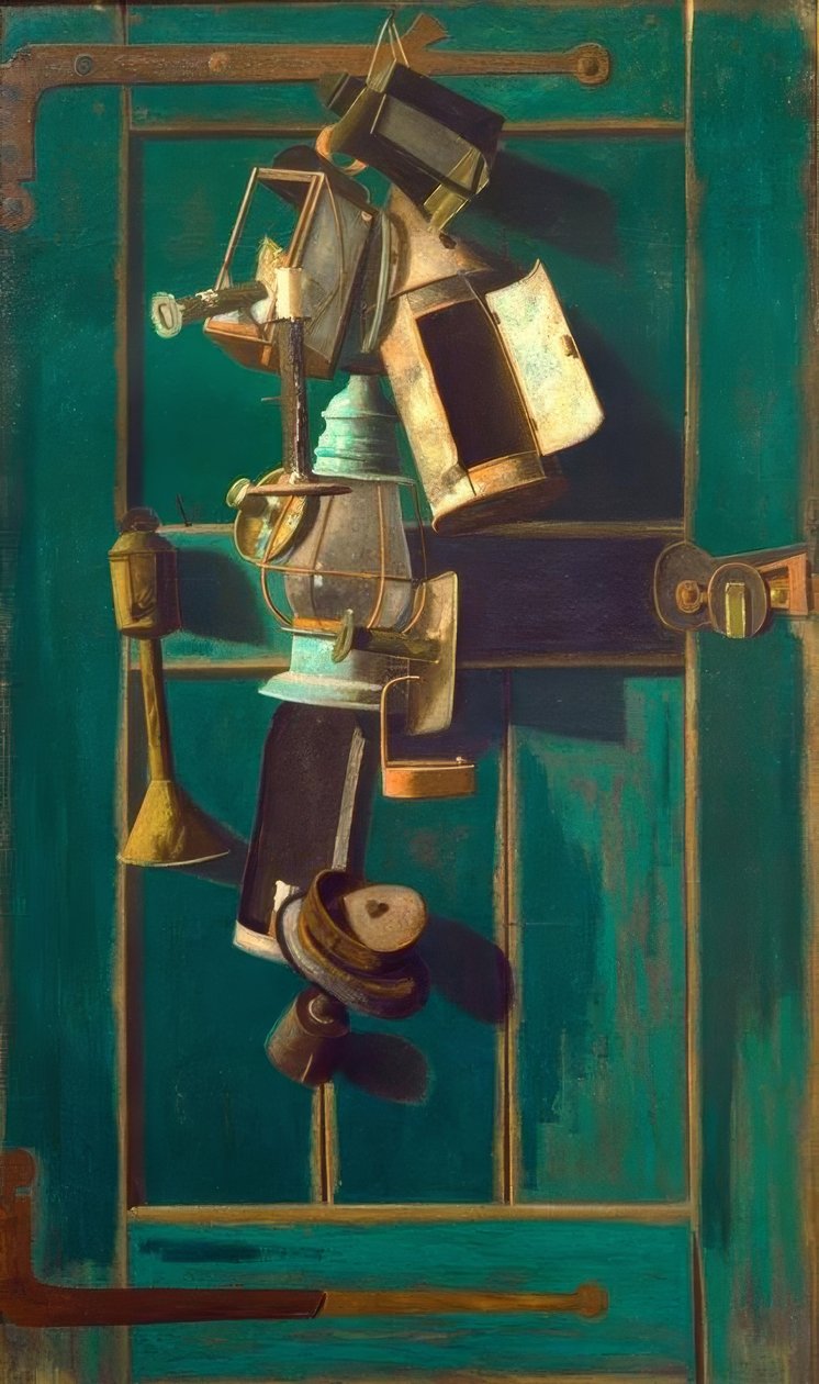 Zátiší s lucernami od John Frederick Peto