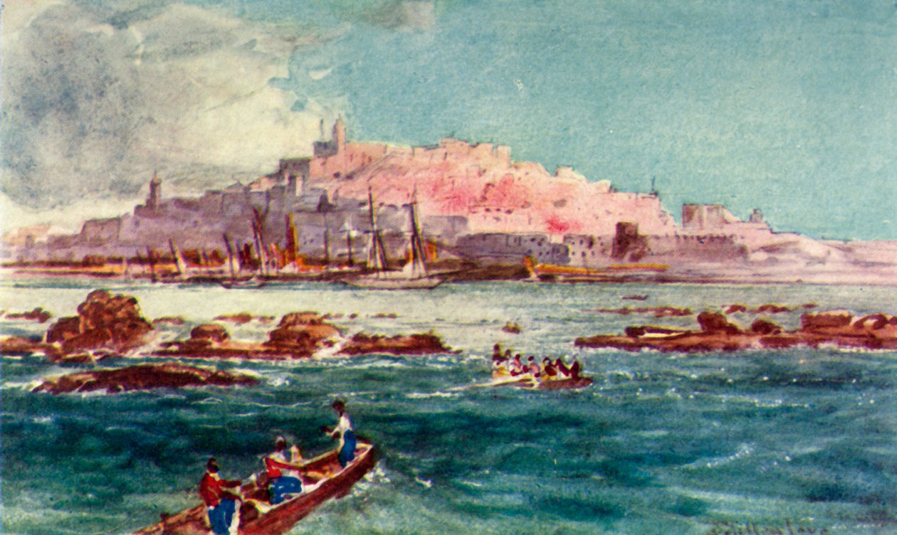 Joppa z moře, 1902. od John Fulleylove
