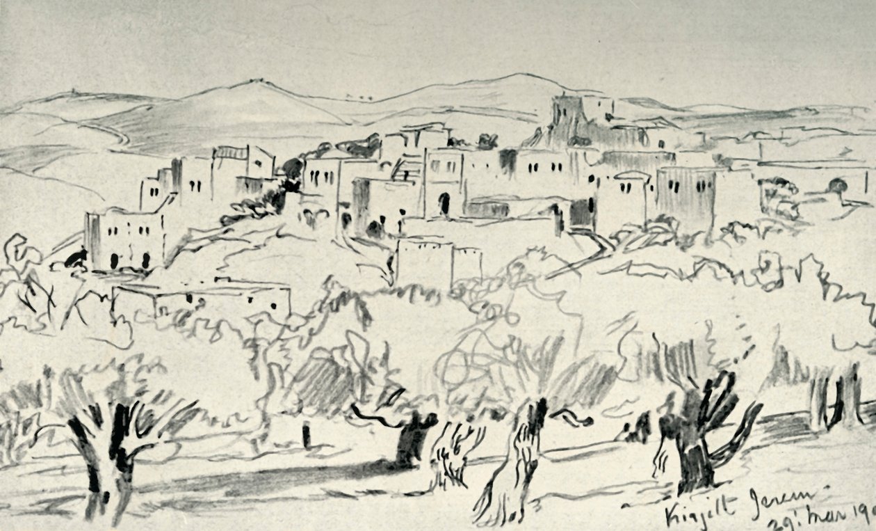 Kirjath-Jearim, 1902. od John Fulleylove