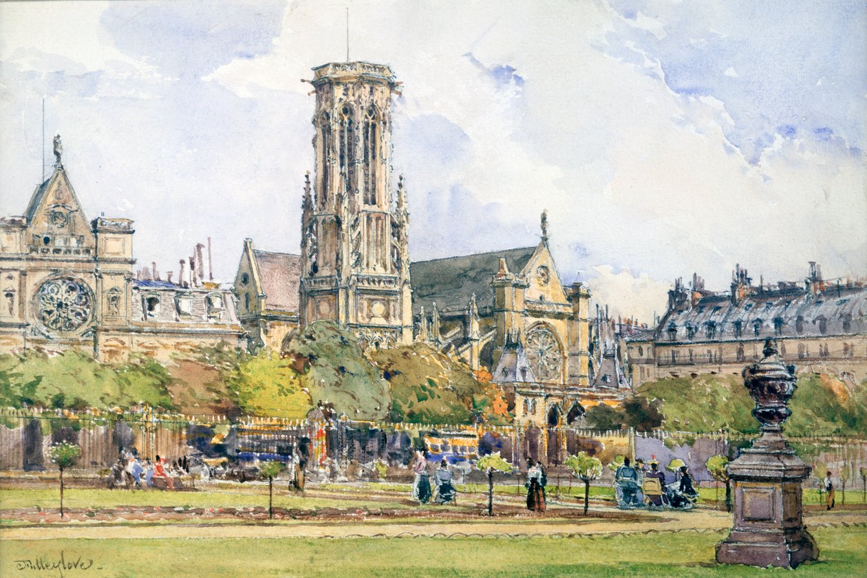 Saint Germain lAuxerrois, 1847-1908 od John Fulleylove