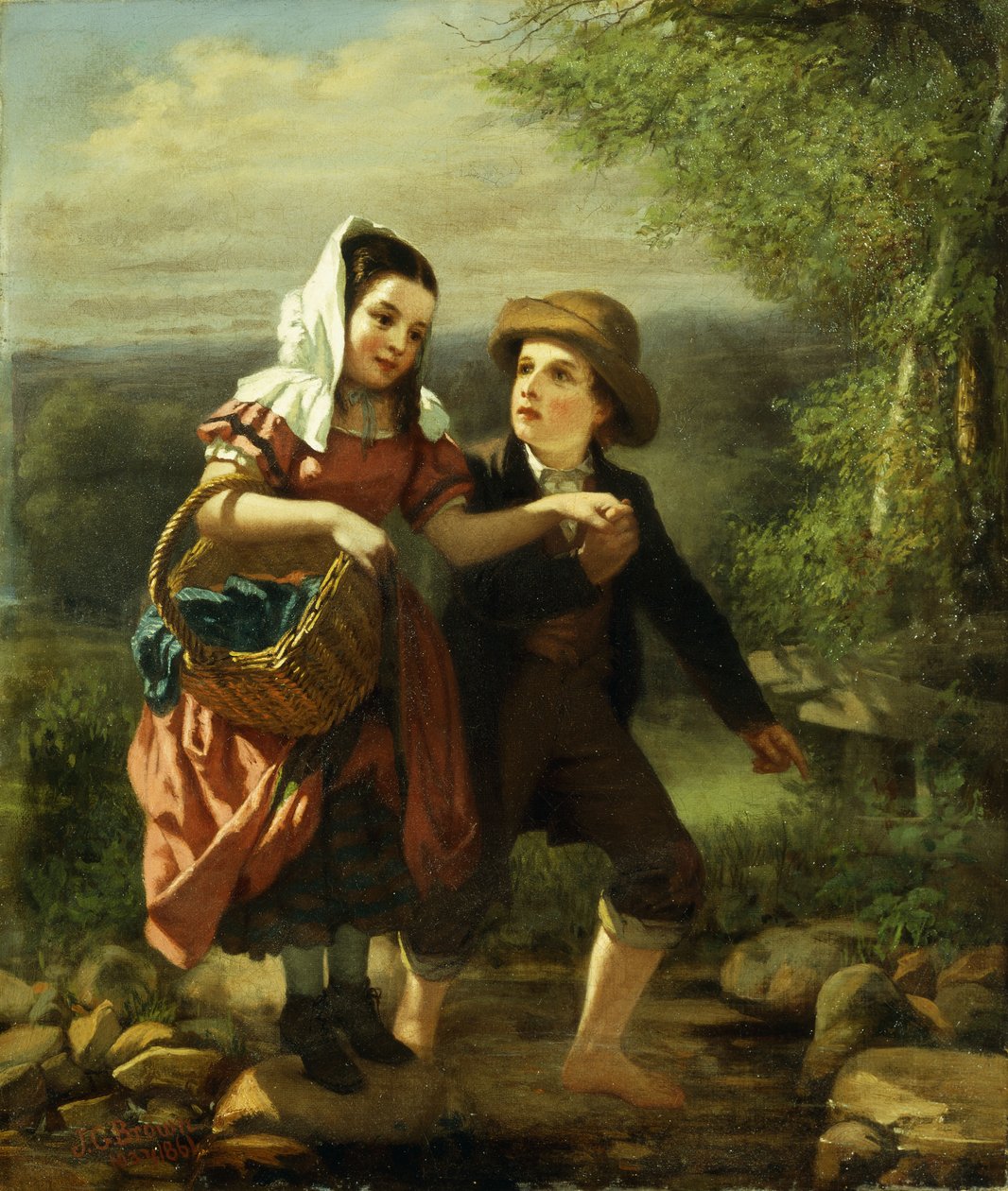Piknik, 1861 od John George Brown