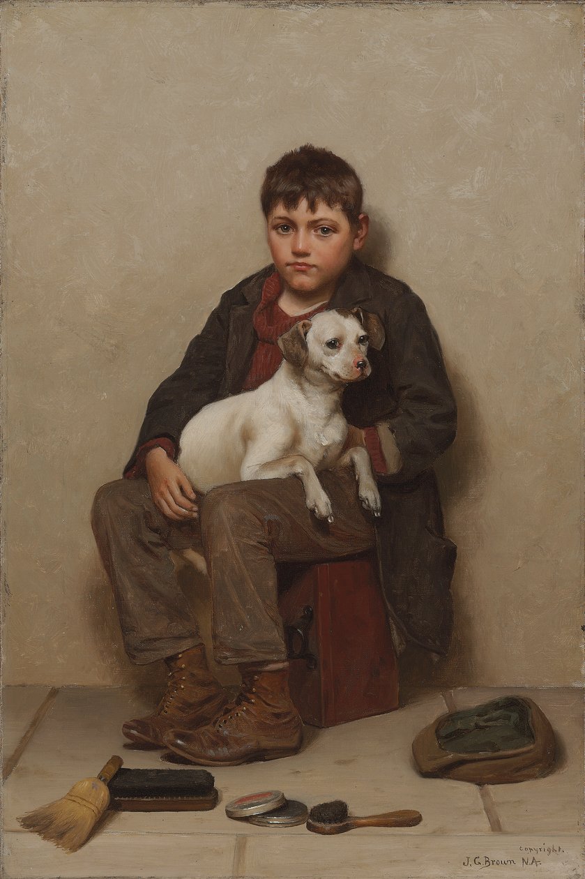 Opravdoví přátelé, 1900 od John George Brown