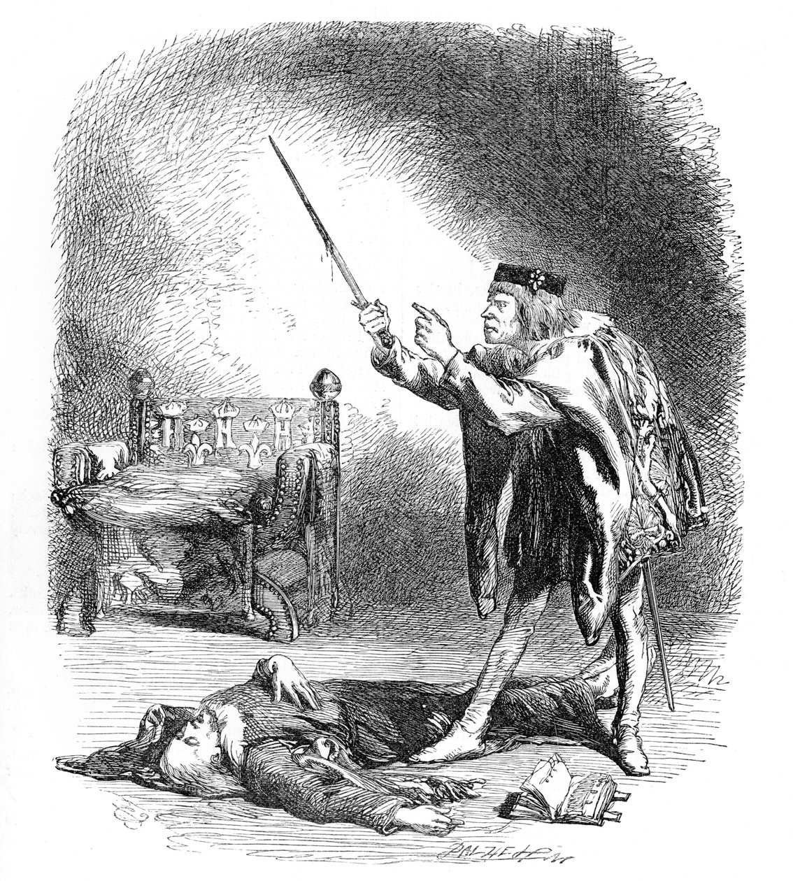 Henry VI část III od Shakespeara od John Gilbert
