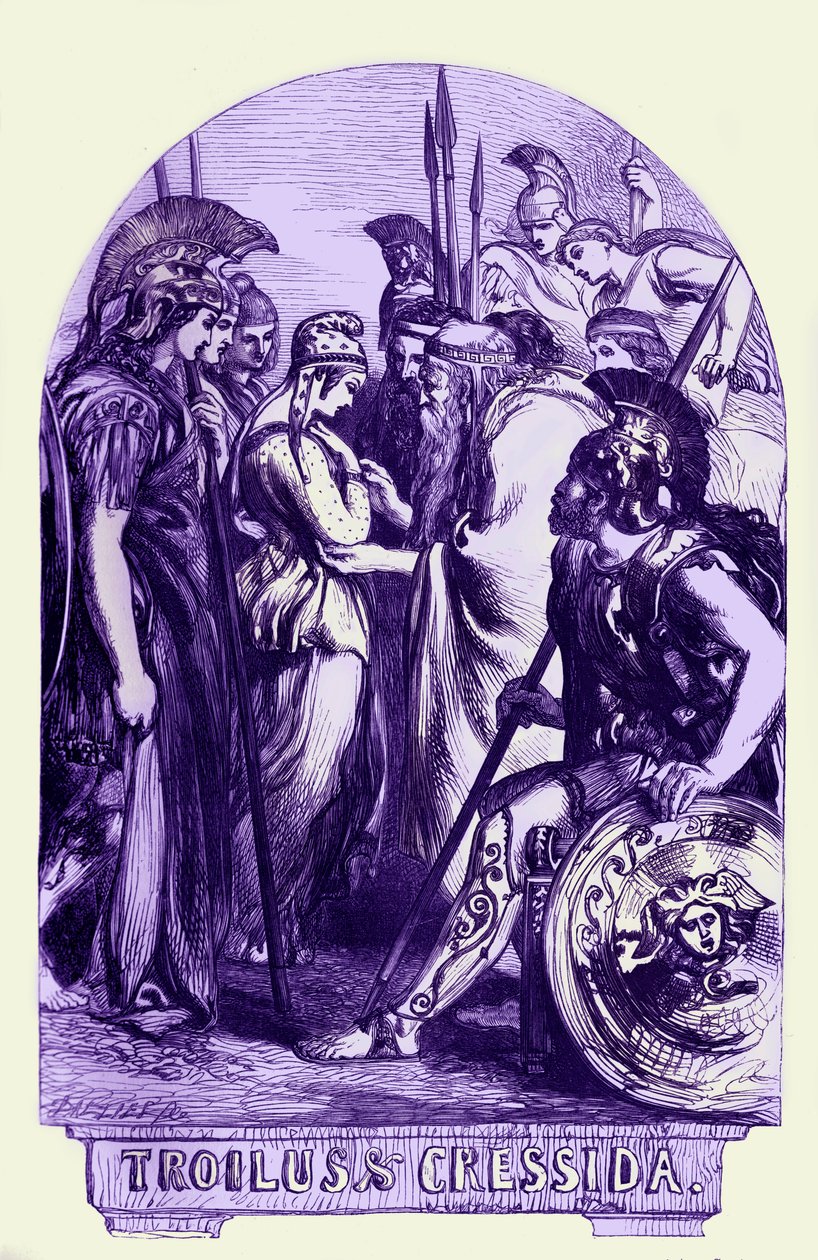 Troilus a Cressida od John Gilbert