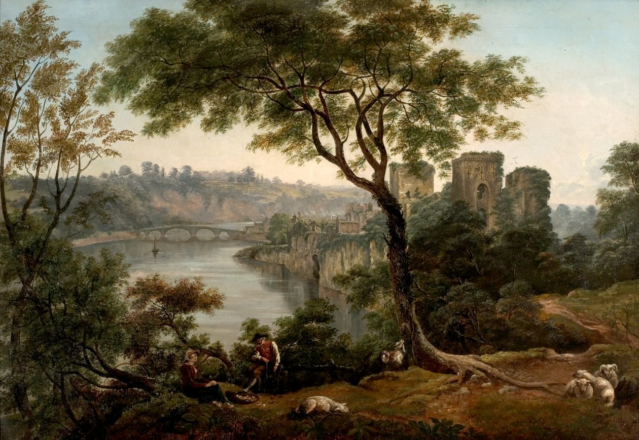 Hrad Chepstow, Monmouthshire od John Glover