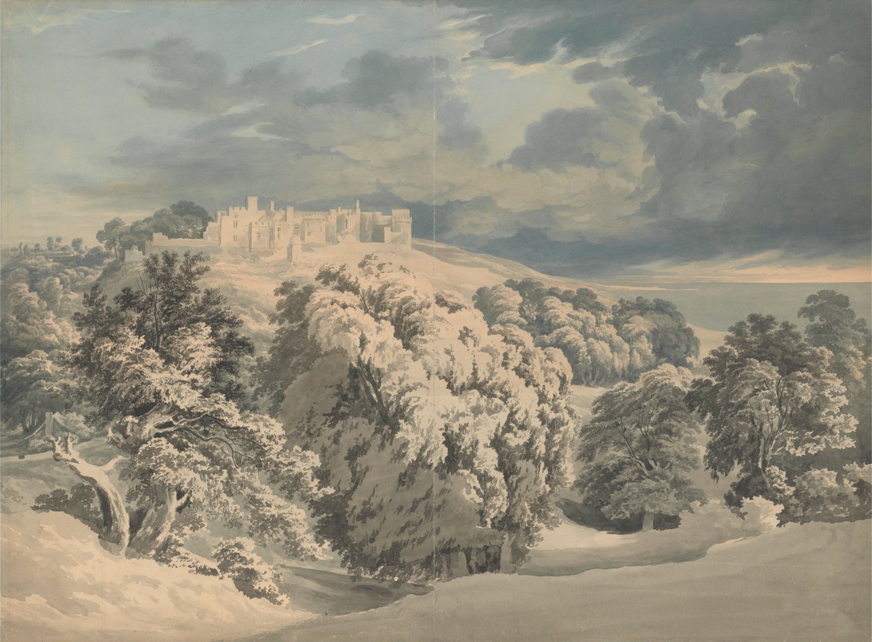 Hrad sv. Donáta, Glamorganshire od John Glover
