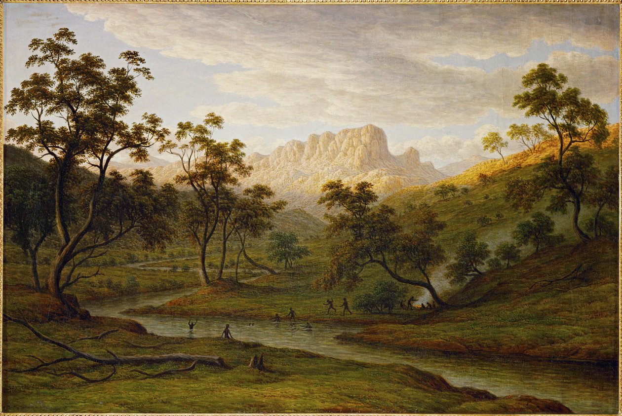 Západ slunce v Ben Lomond, Tasmánie... od John Glover