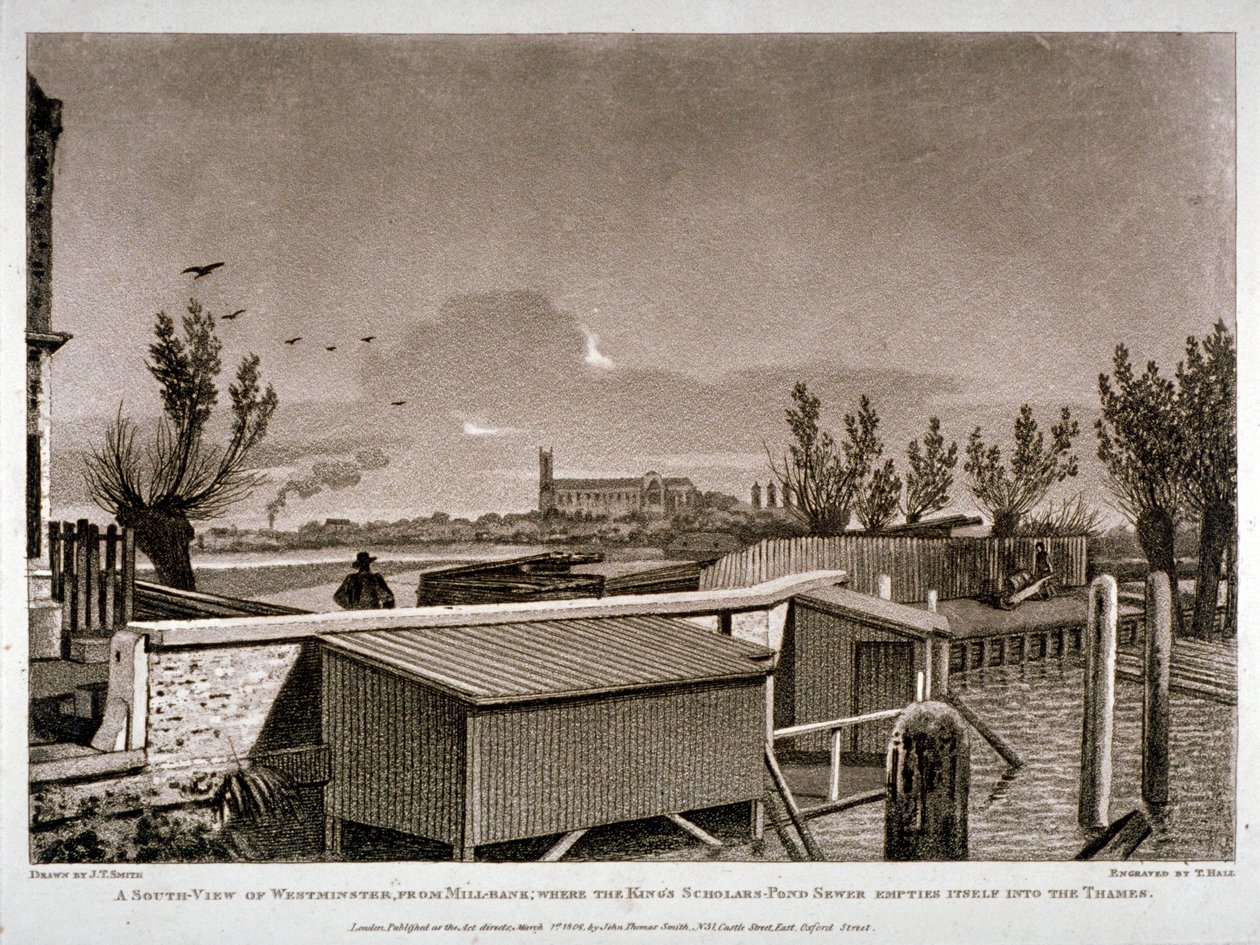 Westminster, Londýn, 1808. od John Hall