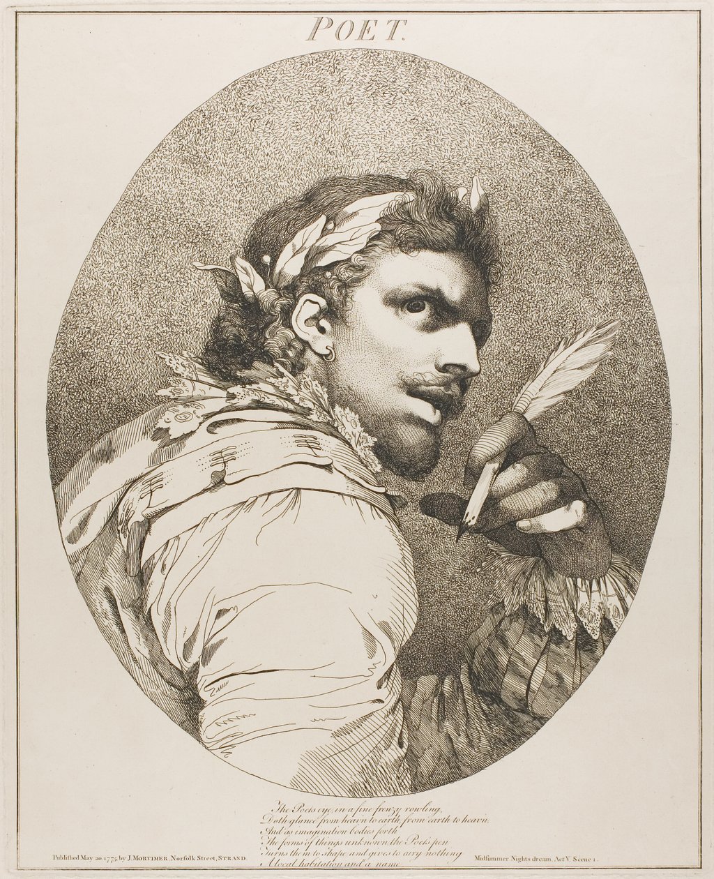 Básník od John Hamilton Mortimer