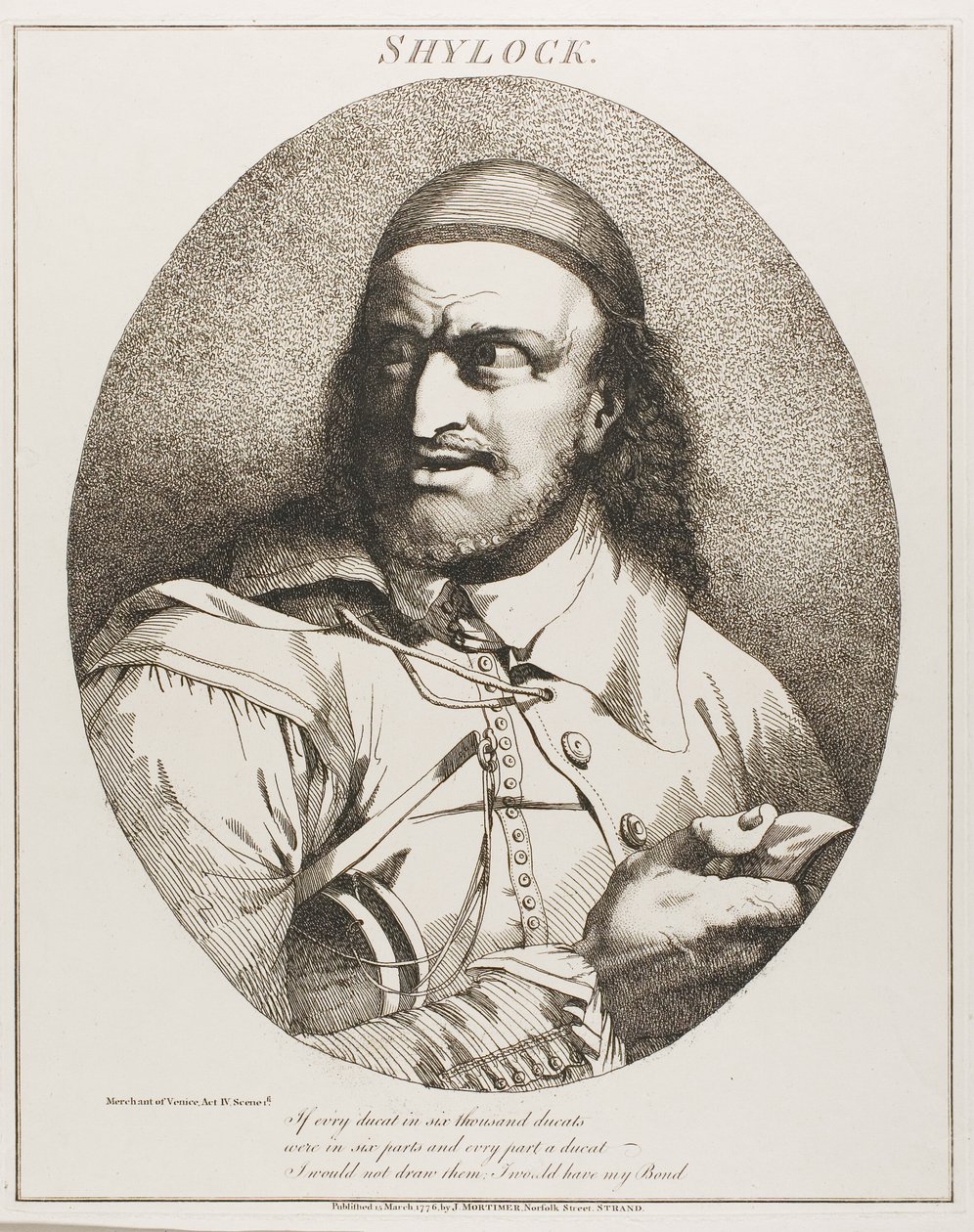 Shylock od John Hamilton Mortimer