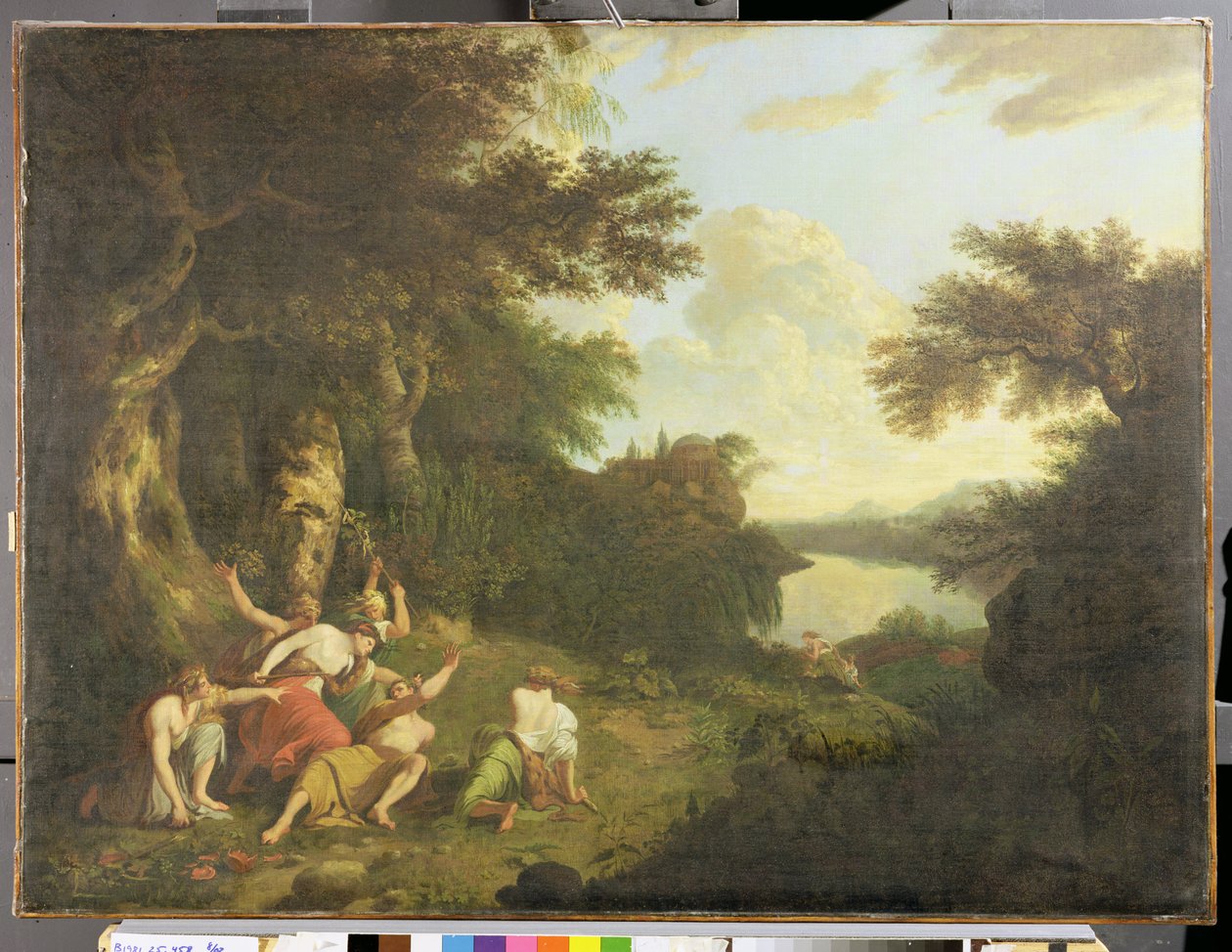 Smrt Orfea, kolem roku 1770 od John Hamilton Mortimer