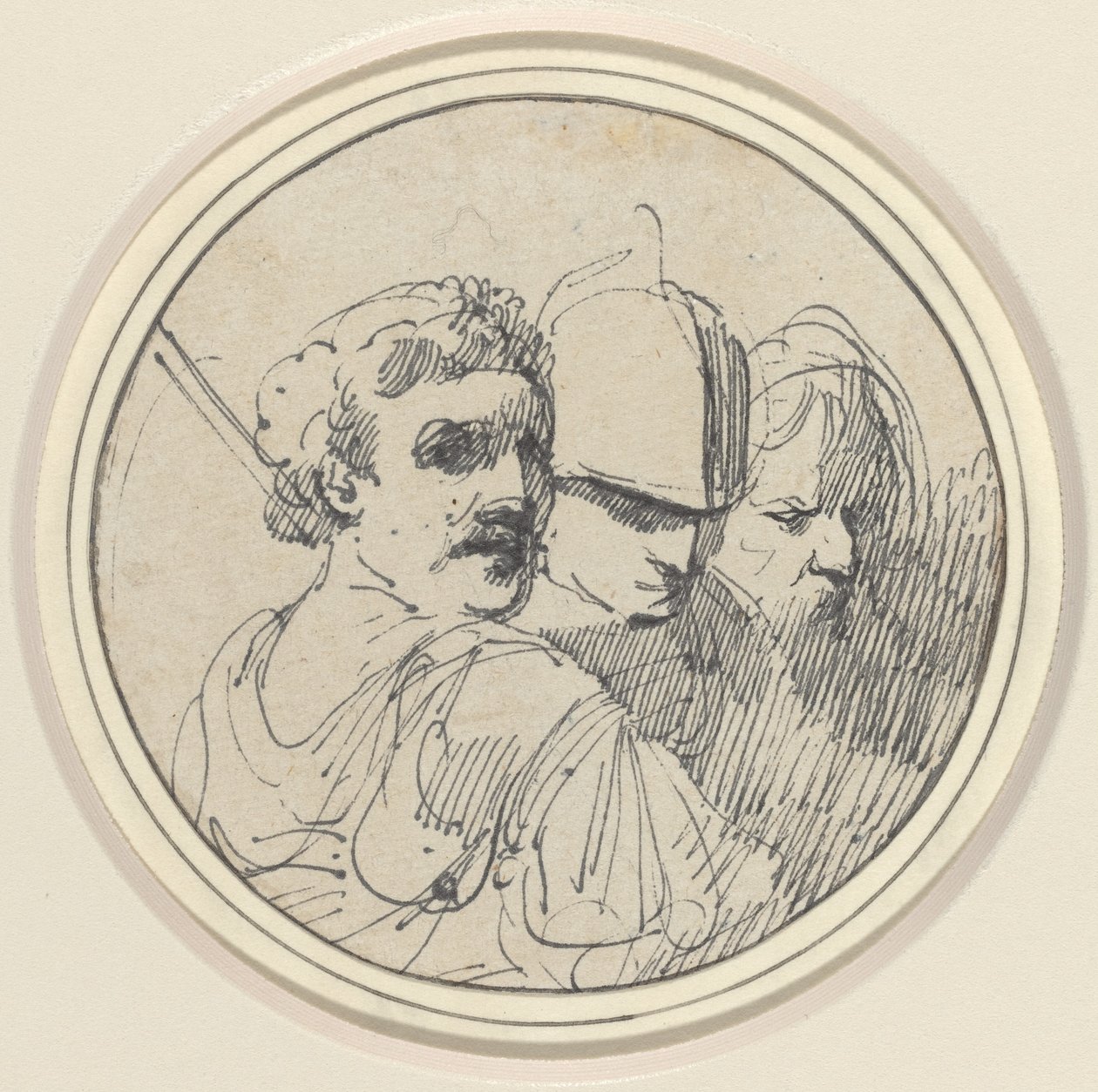 Tři orientální hlavy od John Hamilton Mortimer