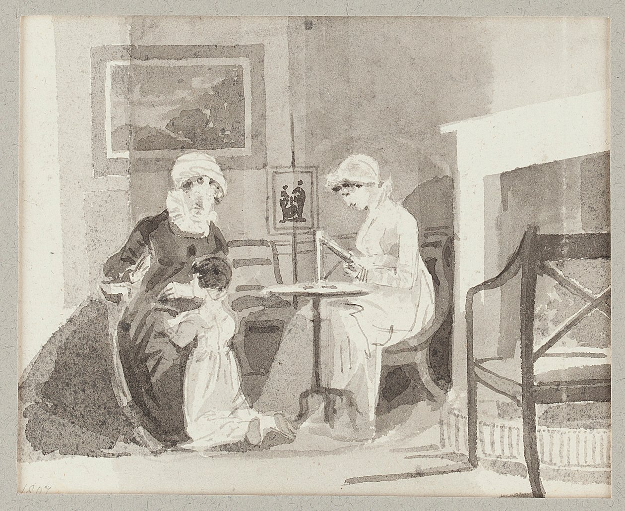 Paní H, Jessie a mladá Sophia od John Harden
