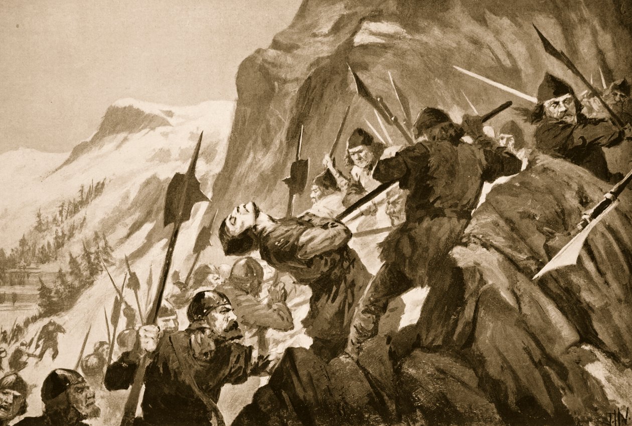 Bitva u Morgartenu, 1315 od John Harris Valda