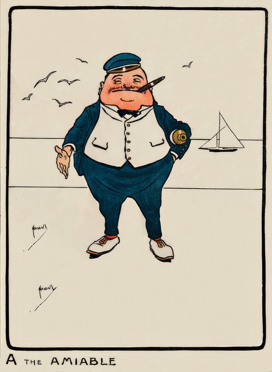 A the Amiable / J. Hassall / Zeichnung, 1903 od John Hassall