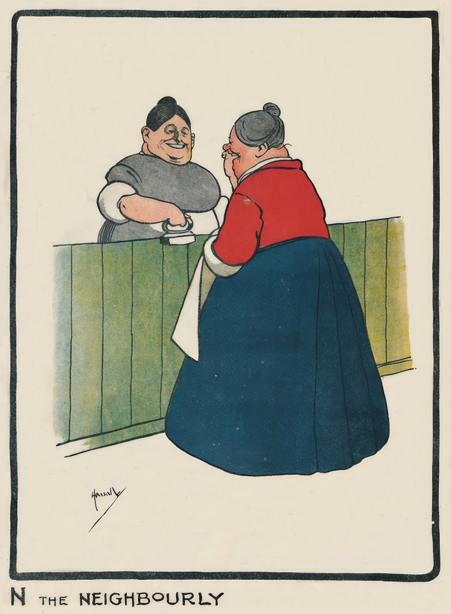 N the Neighborly / J. Hassall / Zeichnung, 1903 od John Hassall