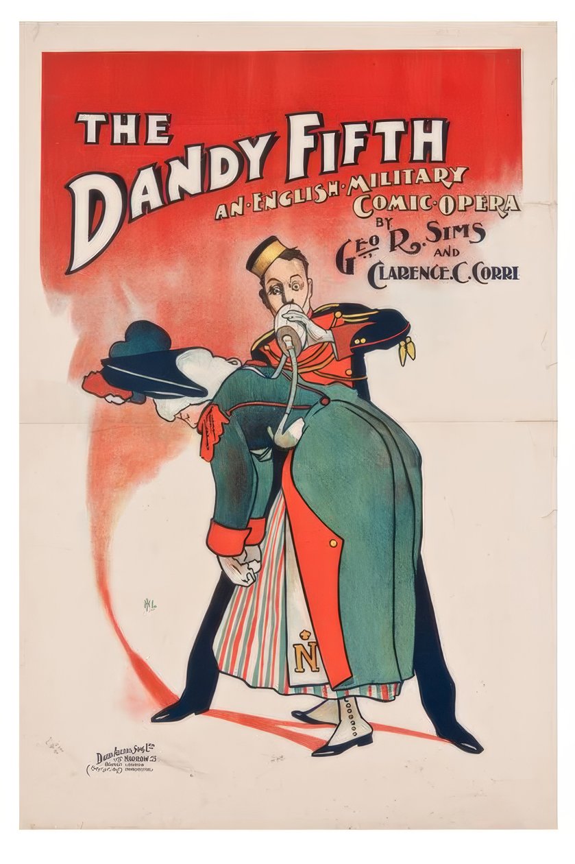 "The Dandy Fifth" / J. Hassall / Plakat, 1898 od John Hassall