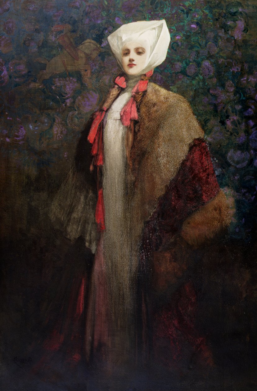Dáma (olej na plátně) od John Hassall