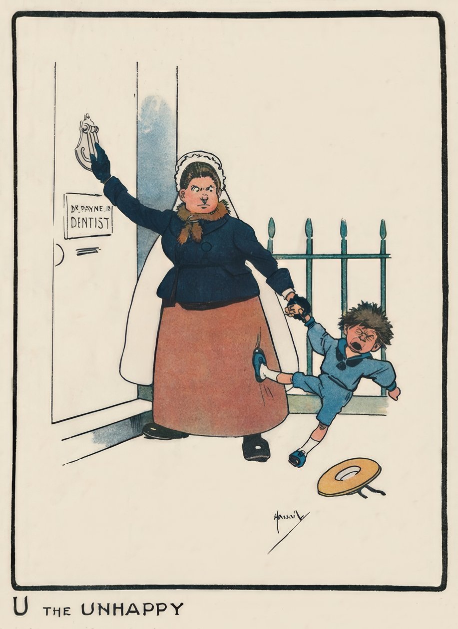 U nešťastný / J. Hassall / Zeichnung, 1903 od John Hassall