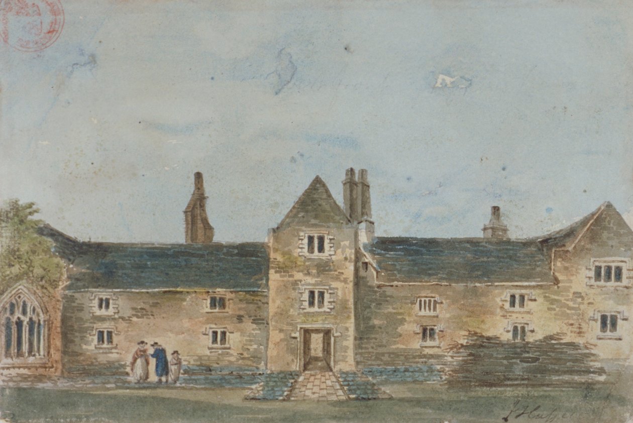 Almshouses Ellis Davy, Croydon, Surrey, c1800 od John Hassell
