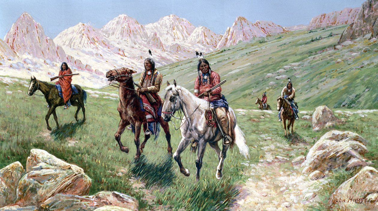 V zemi Cheyenne, 1896 od John Hauser