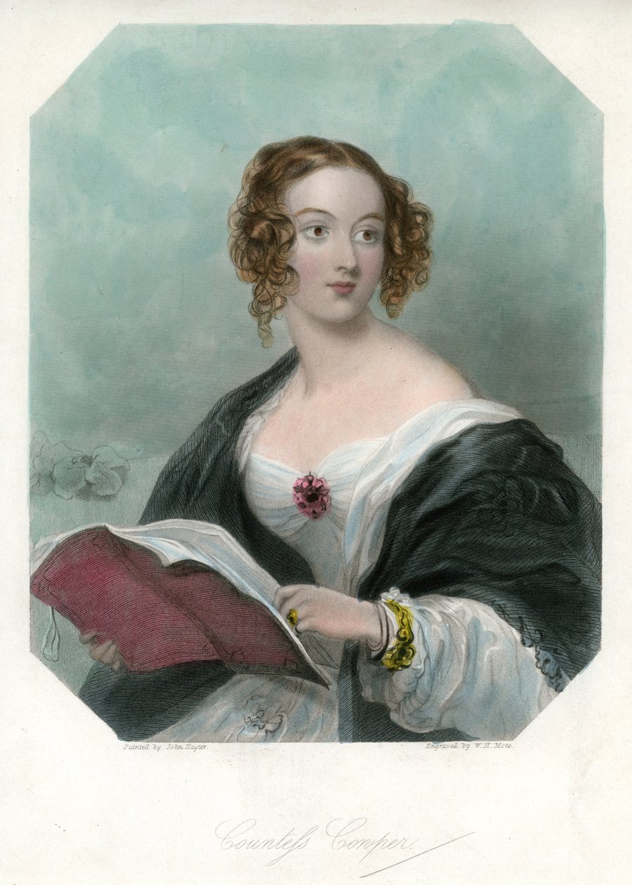 Hraběnka Cowperová, c1865-1890 od John Hayter