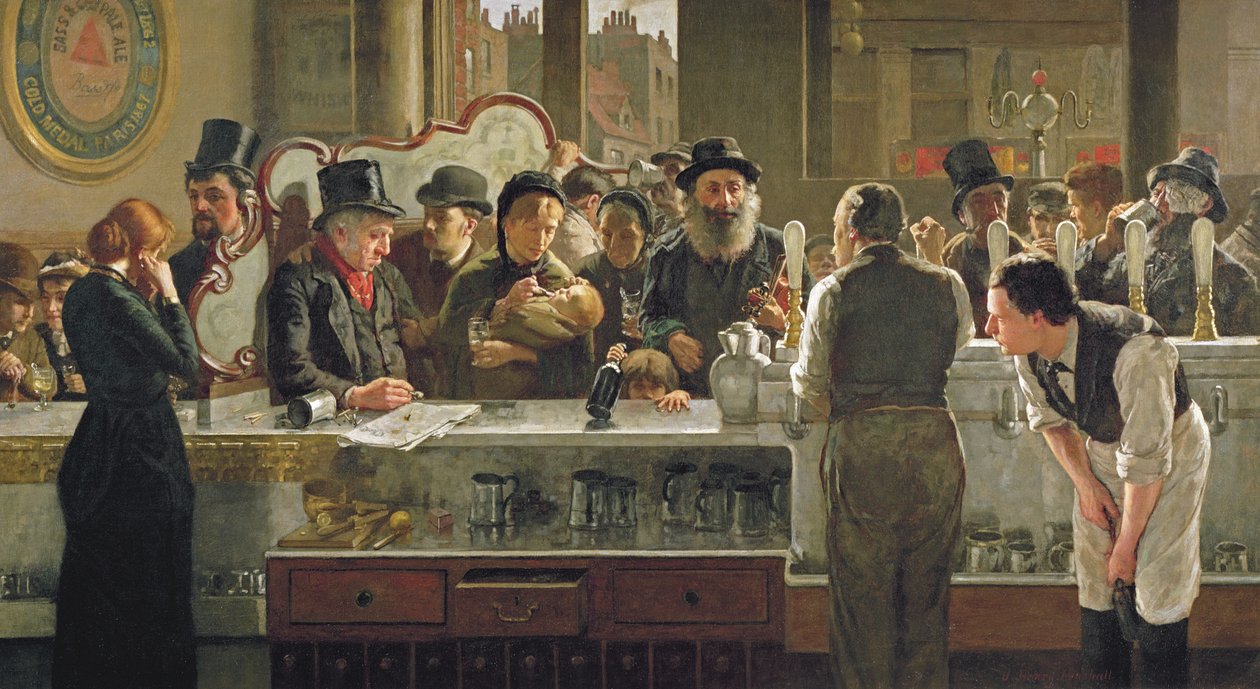 Veřejný bar, 1883 od John Henry Henshall