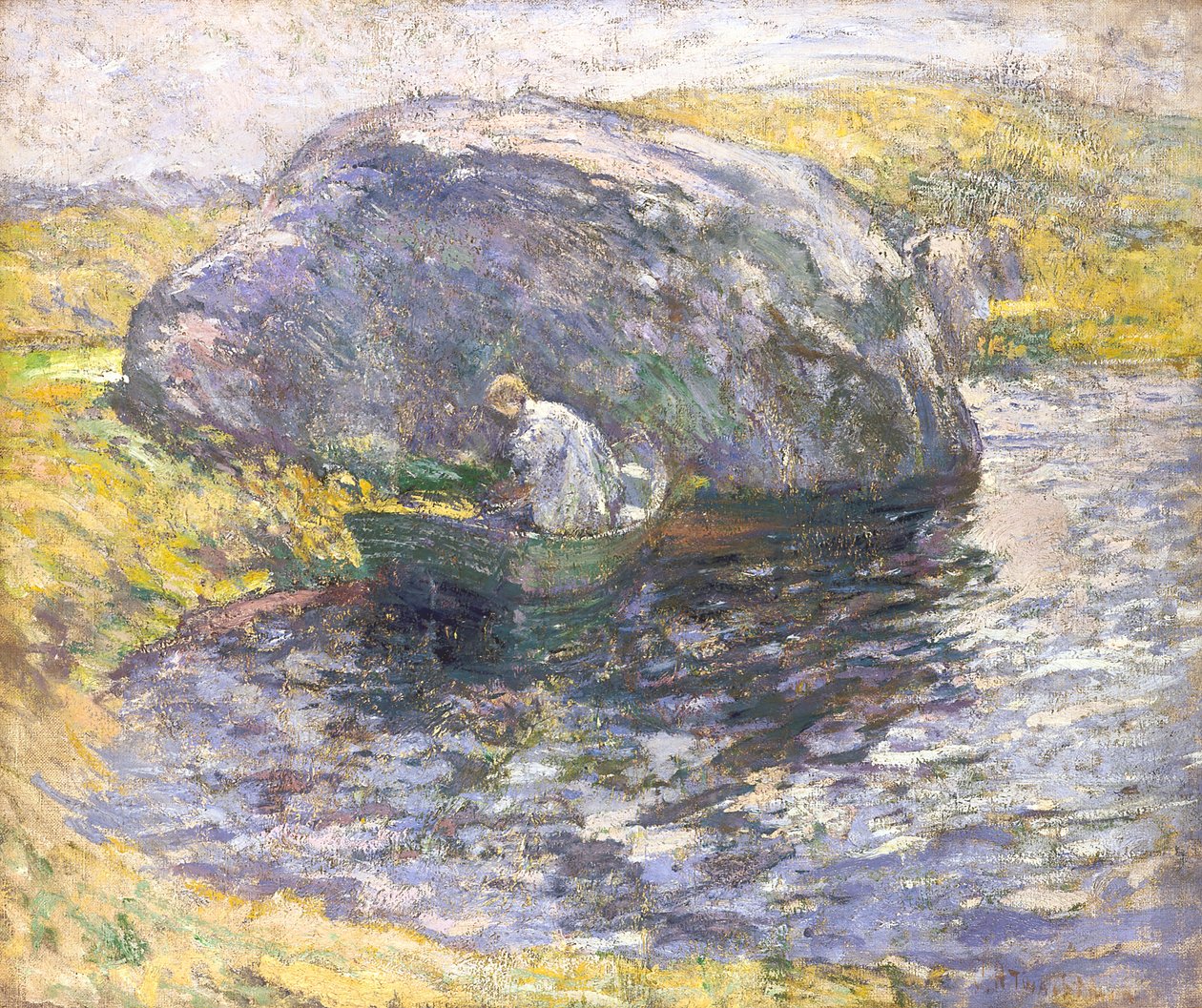 Letní den (olej na plátně) od John Henry Twachtman