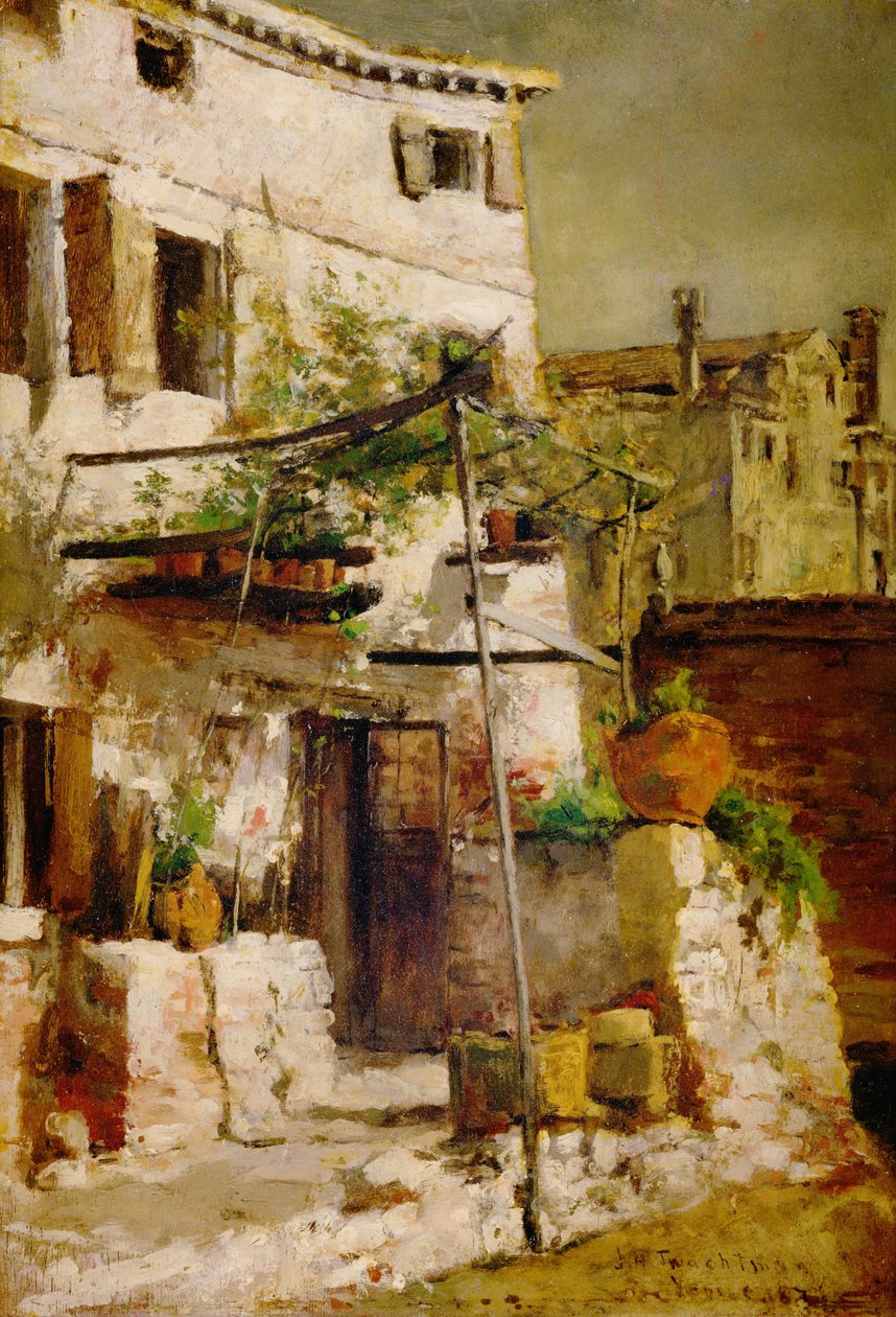 Benátská scéna, 1877 od John Henry Twachtman