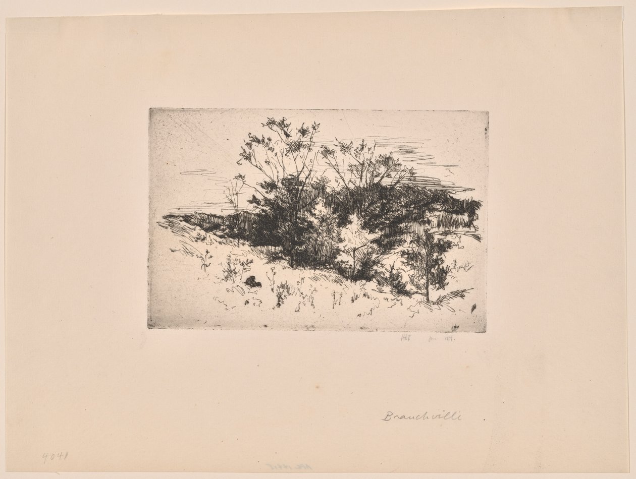 Podzimní krajina od John Henry Twachtman