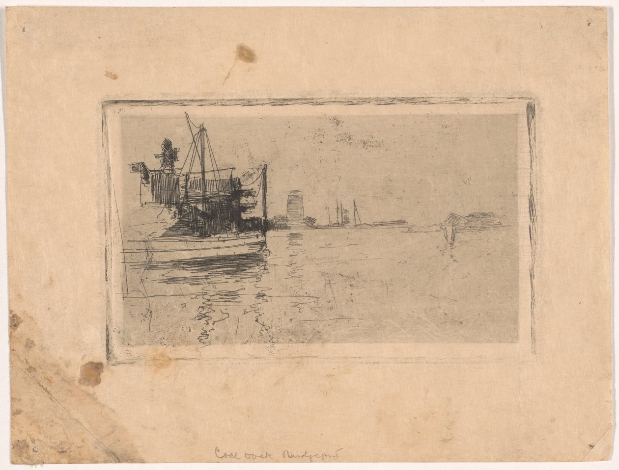 Uhelný dok, Bridgeport od John Henry Twachtman
