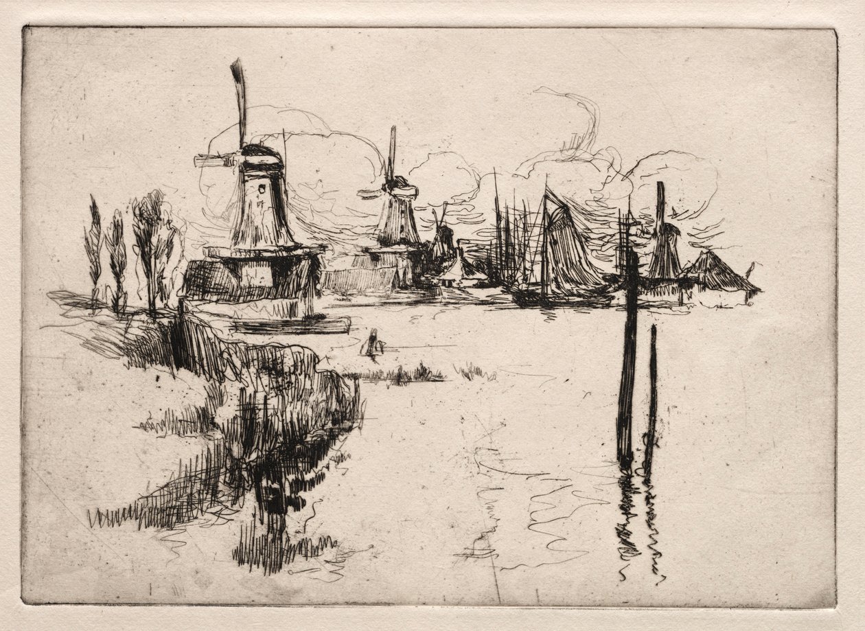 Dordrecht. od John Henry Twachtman