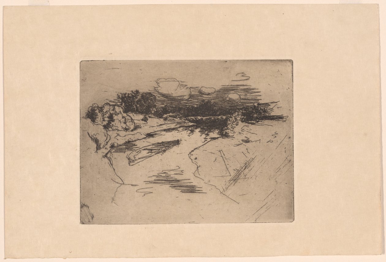 Mill Creek, Cincinnati od John Henry Twachtman