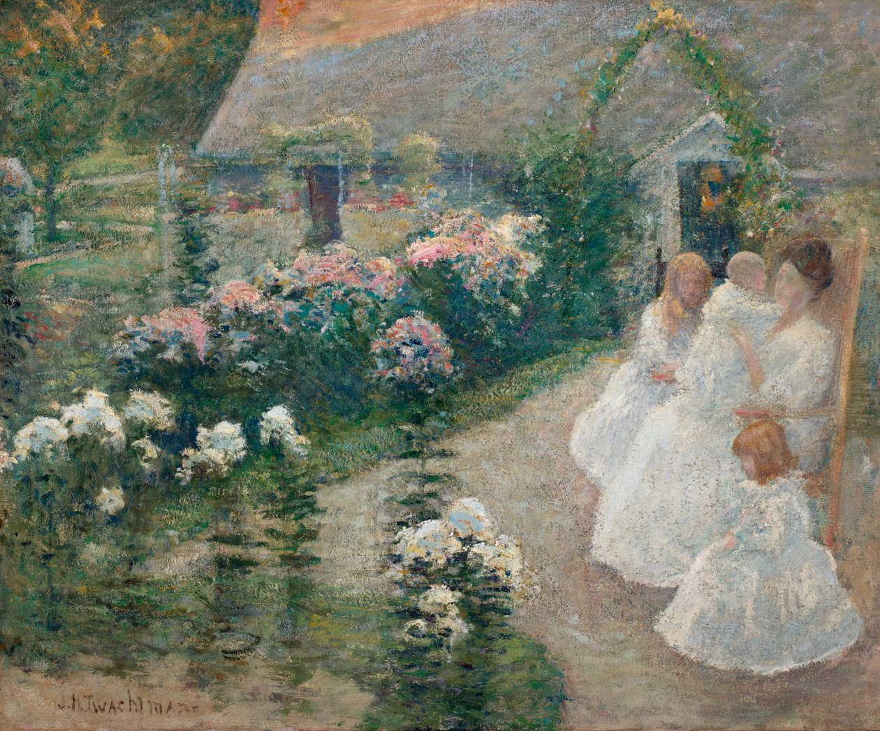 Na terase, ca. 1890-1900. od John Henry Twachtman