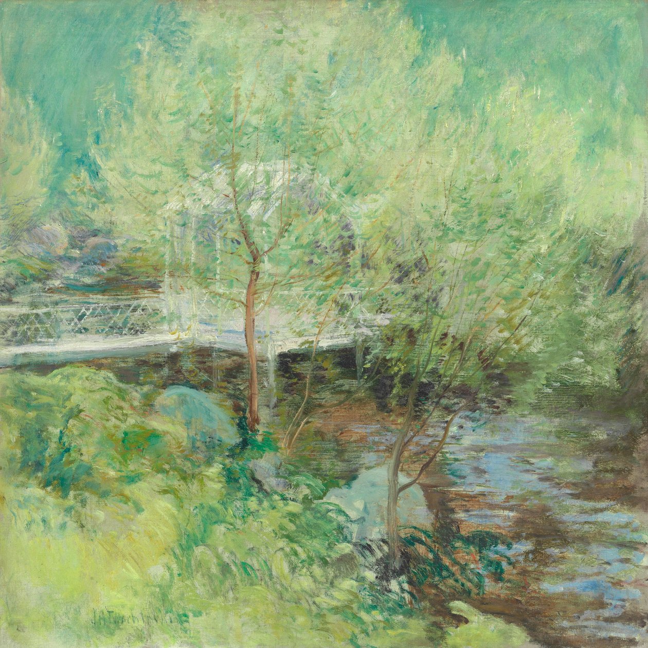 Bílý most, po roce 1895. od John Henry Twachtman