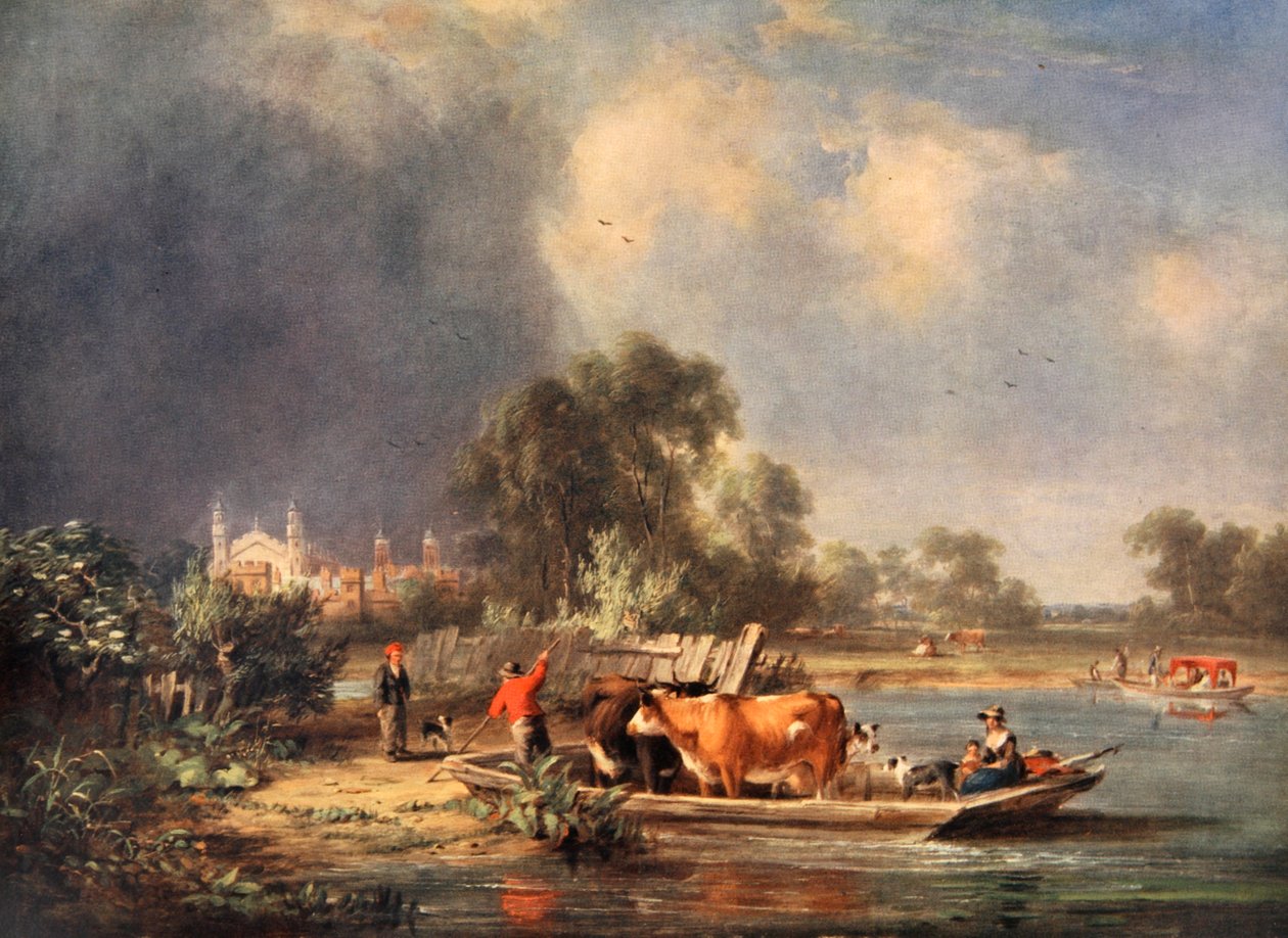Eton od řeky od John Hilder