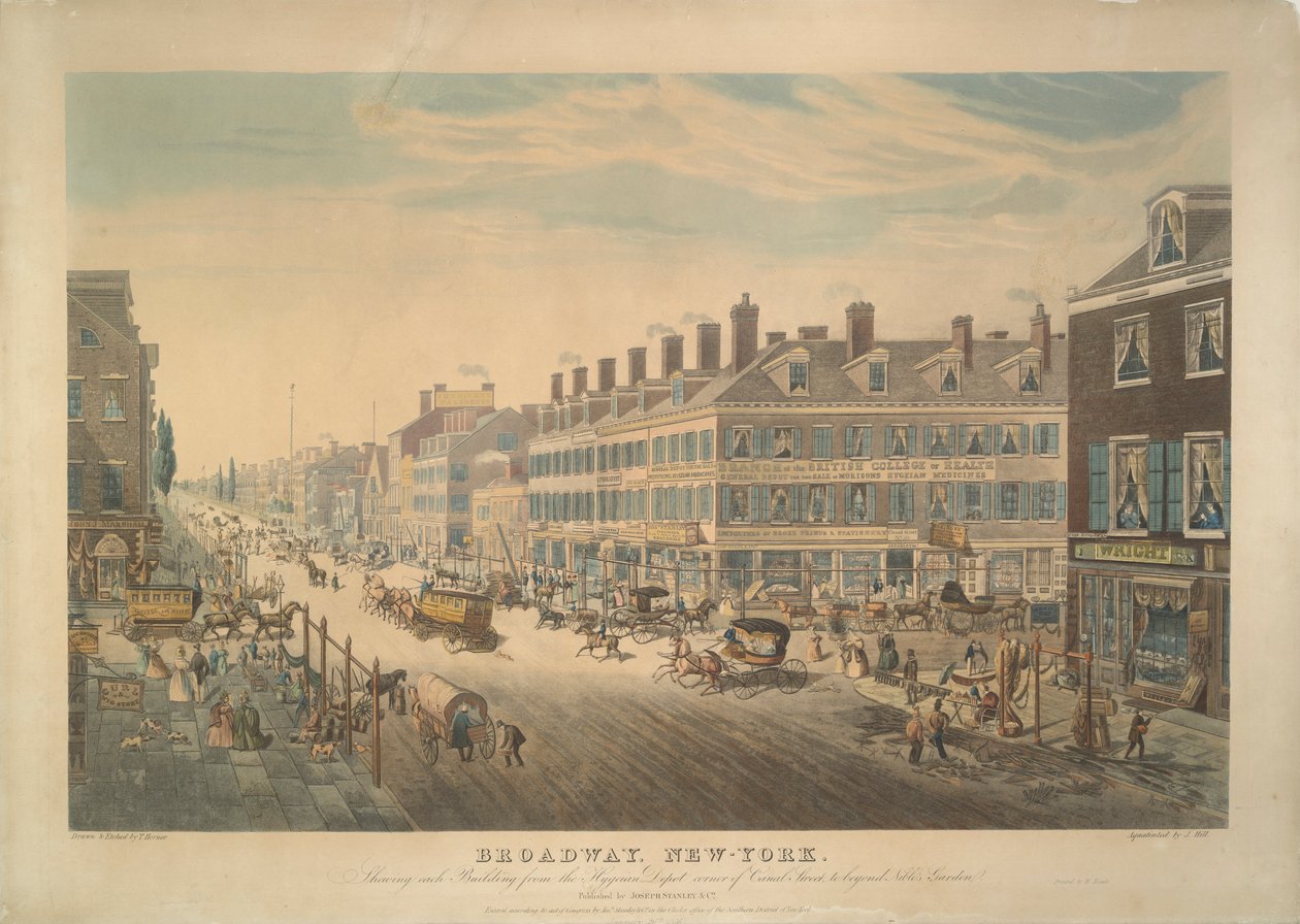 Broadway, New York od John Hill