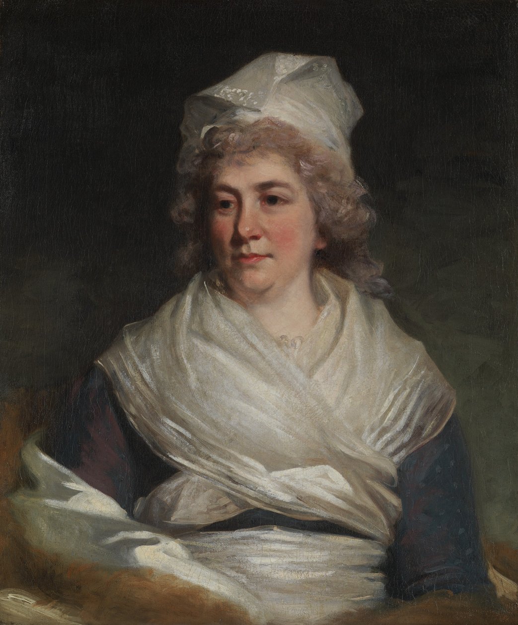 Paní Richard Bache Sarah Franklin, 1743-1808, 1793. od John Hoppner