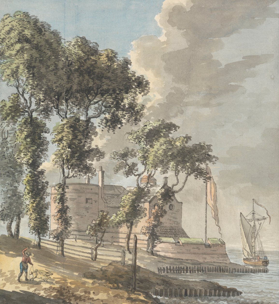 Hrad Cowes, Isle of Wight od John Inigo Richards