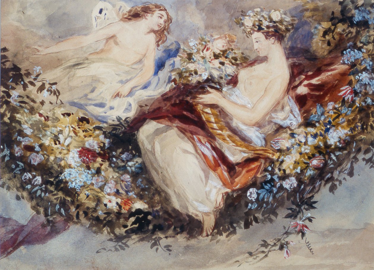 Flora a Zephyr od John James Chalon