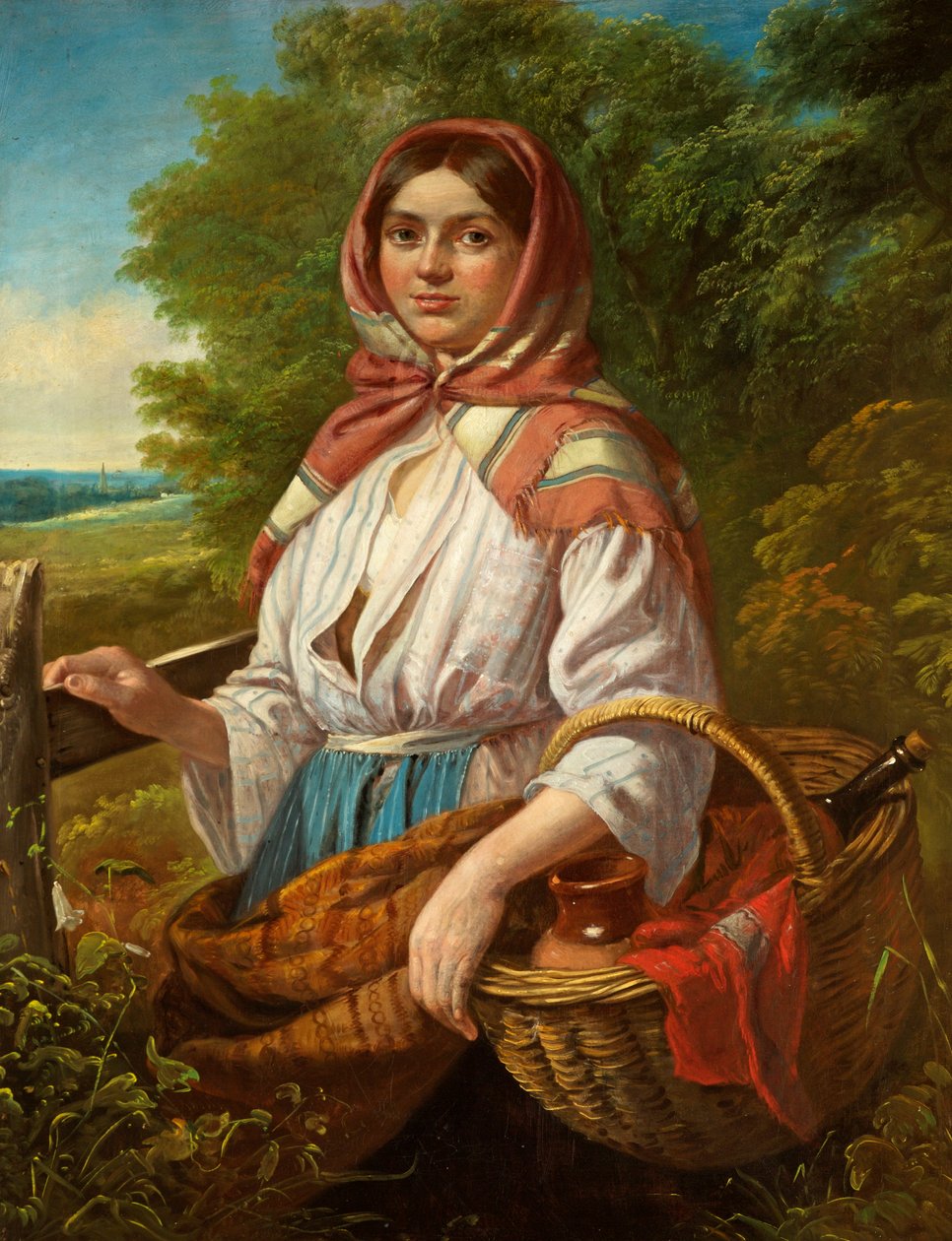Farmářský oběd, 1872 od John Joseph Barker